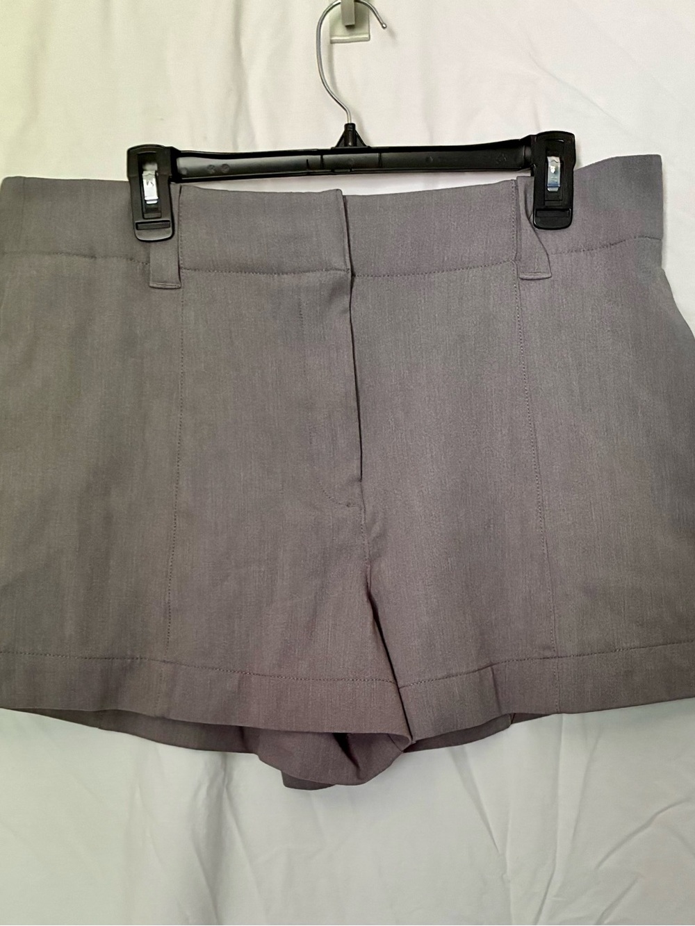 American Eagle Outfitters High-Waist Gray Dress Shorts